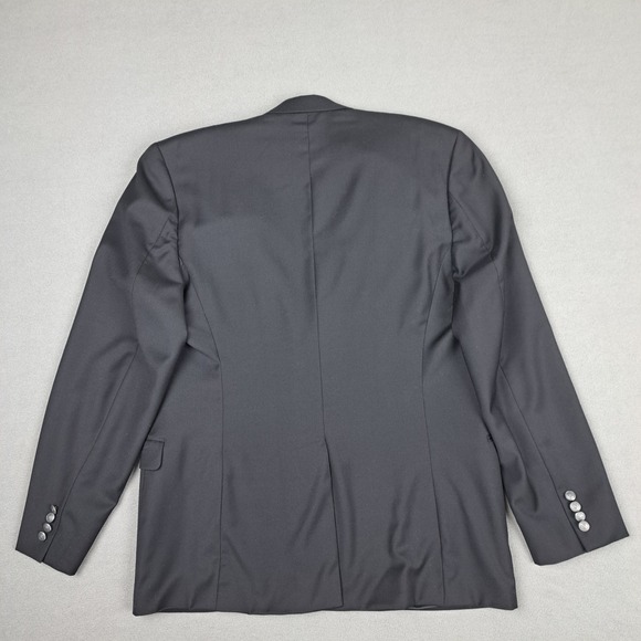 Lauren Ralph Lauren Blazer Mens 42L Black Wool Equestrian Buttons‎ Derby Jacket - Picture 11 of 16